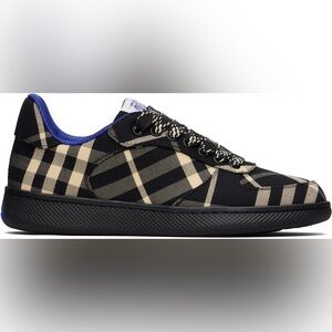 Burberry Check Terrace Men's Plaid Low-Top Casual Sneakers Size 12 NIB